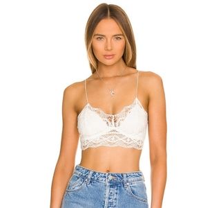 Free People Mariana Bralette white BNWT‎